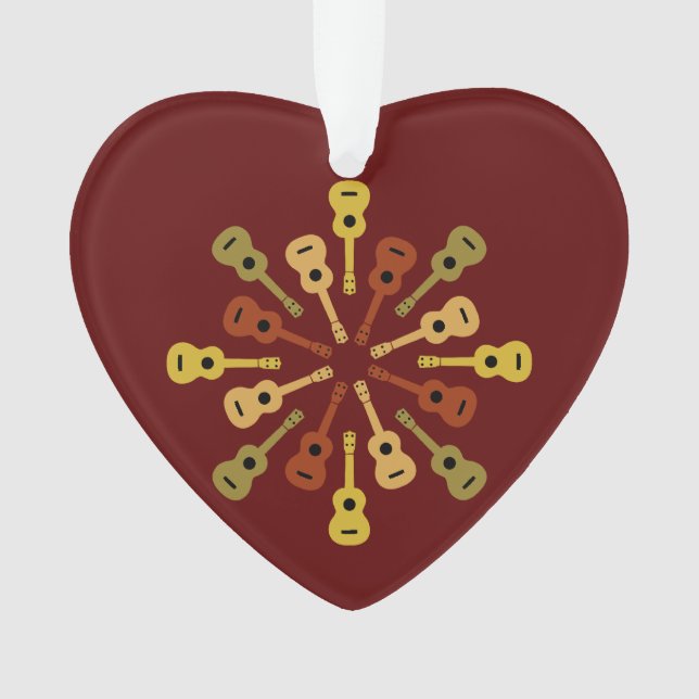 Ornamento del personalizado del Ukulele (Anverso)