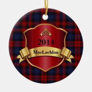Ornamento del Personalizado MacLachlan Tartan Plai
