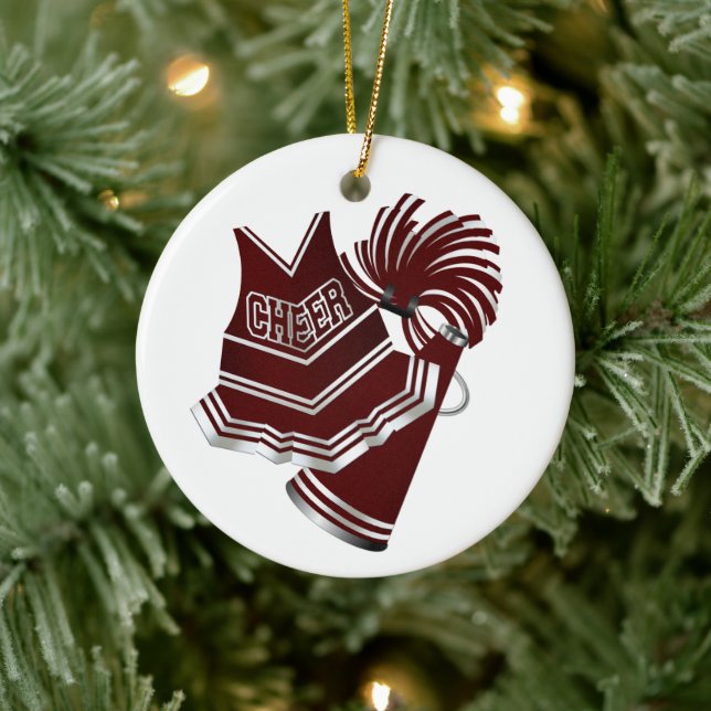 Ornamento del personalizado Maroon y el animador b (Árbol)