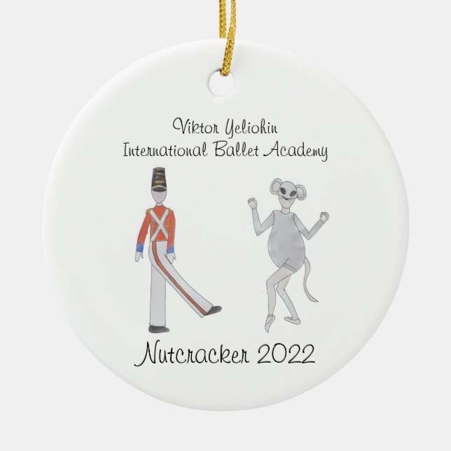 Ornamento del personalizado Nutcracker para Heidi  (Frente)