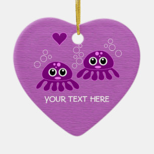 Ornamento del personalizado Octopus Love