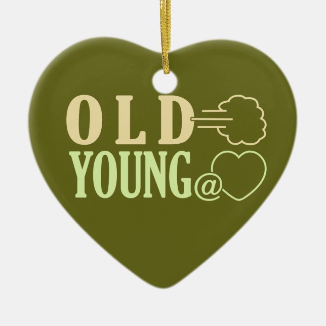 Ornamento del personalizado Old Fart (Frente)