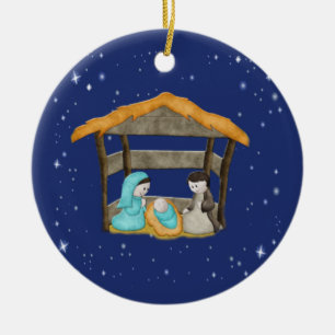 Ornamento del pesebre del navidad