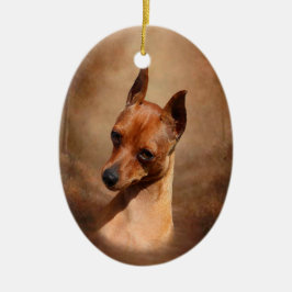 Ornamento del Pinscher miniatura