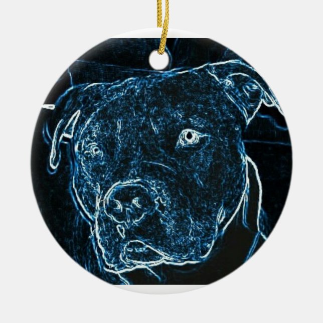 Ornamento del pitbull (Frente)