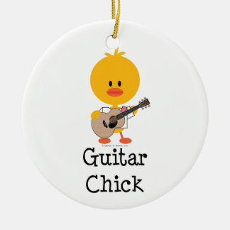 Ornamento del polluelo de la guitarra