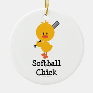 Ornamento del polluelo del softball