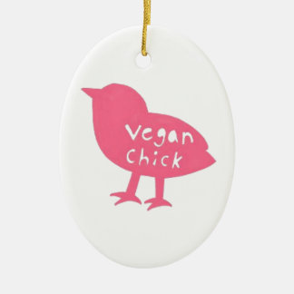Ornamento del polluelo del vegano