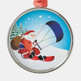 Ornamento del premio de la snowboard de Santa