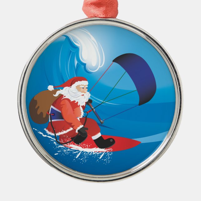 Ornamento del premio de Santa Kitesurf (Frente)