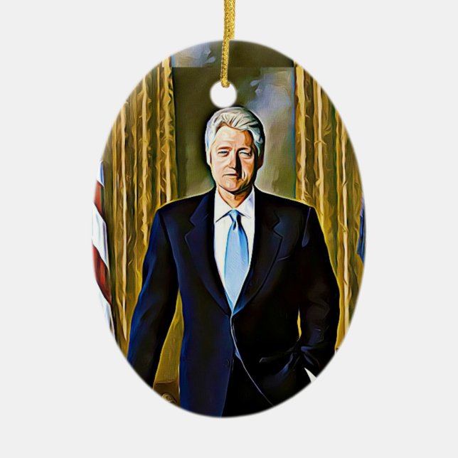 Ornamento del presidente electo Bill Clinton (Frente)