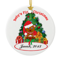 Ornamento del primer navidad "del bebé