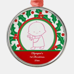 Ornamento del primer Personalizado de Navidades de