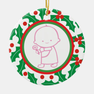 Ornamento del primer Personalizado de Navidades de