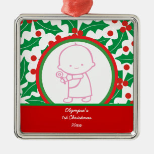 Ornamento del primer Personalizado de Navidades de