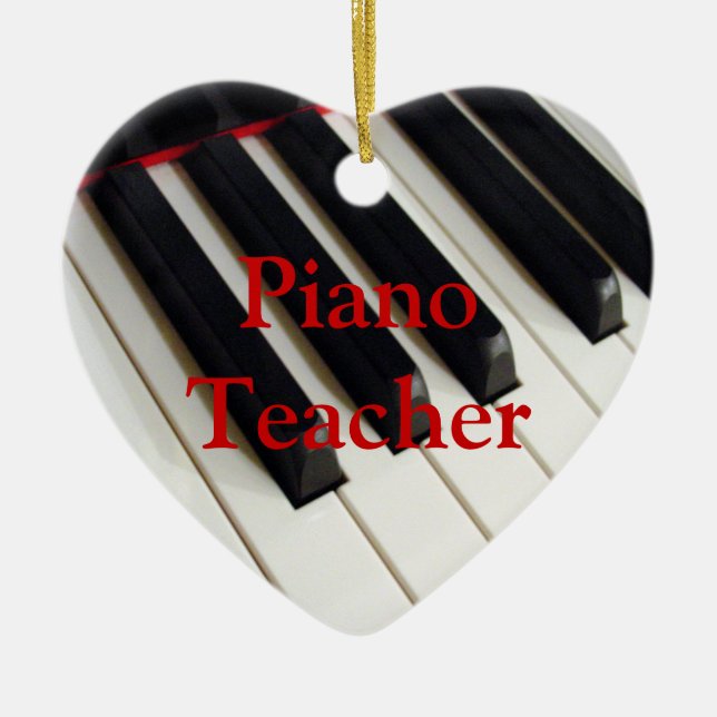 Ornamento del profesor de piano (Frente)