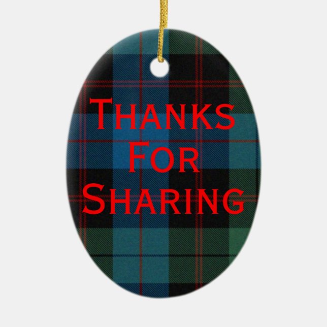 Ornamento del programa del tartán (Frente)