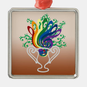 Ornamento del ramo del Clef