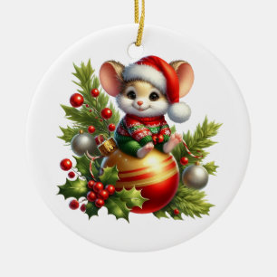 Ornamento del ratón navidades