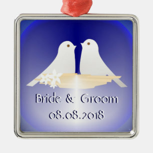 Ornamento del recuerdo de la boda