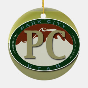 Ornamento del recuerdo de Park City