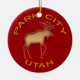 Ornamento del recuerdo de Park City
