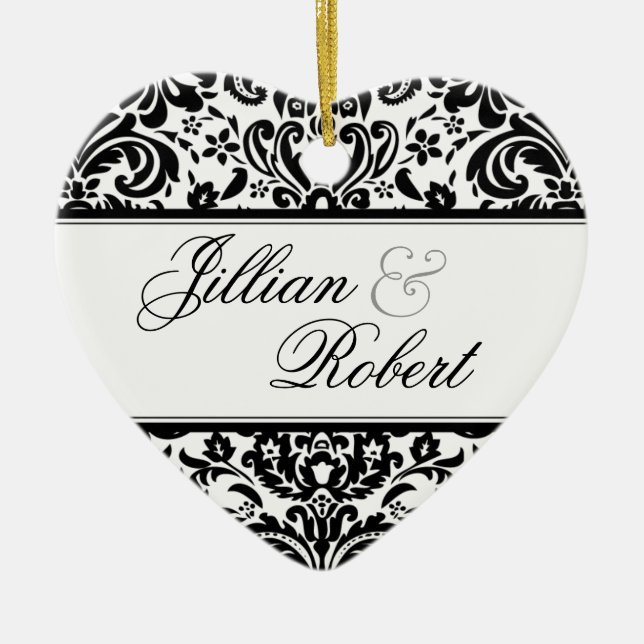 Ornamento del recuerdo del damasco (Frente)