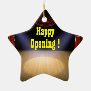 Ornamento del regalo de la noche de la