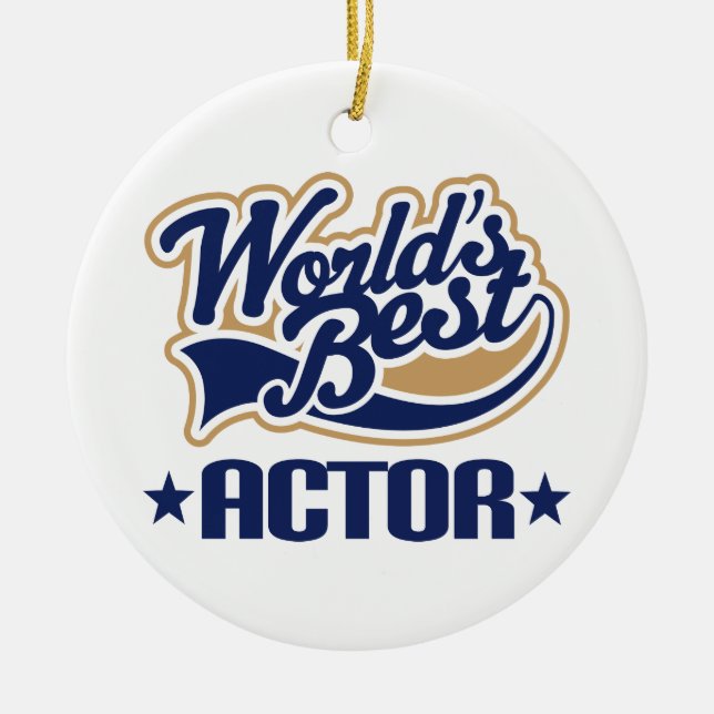 Ornamento del regalo del actor (Frente)