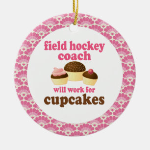 Ornamento del regalo del coche de hockey hierba