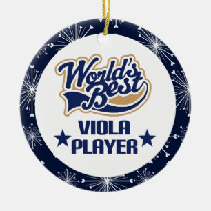 Ornamento del regalo del jugador de la viola