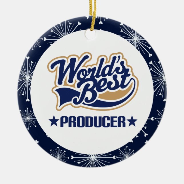 Ornamento del regalo del productor (Frente)