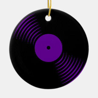 Ornamento del registro de vinilo retro del tigre d