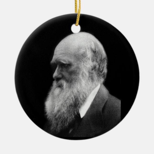 Ornamento del retrato de Darwin (Frente)