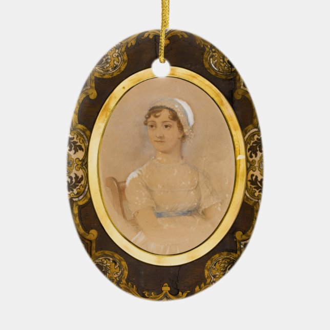 Ornamento del retrato de Jane Austen (Frente)