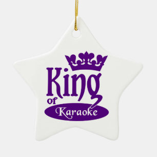Ornamento del rey de Karaoke