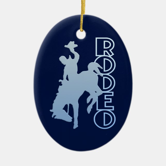 Ornamento del RODEO, personalizar (Frente)