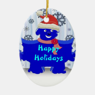 Ornamento del rompecabezas del navidad
