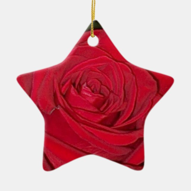Ornamento del rosa rojo (Frente)