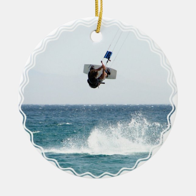 Ornamento del salto de Kiteboarding (Frente)