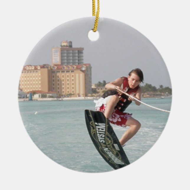 Ornamento del salto de Wakeboard (Frente)