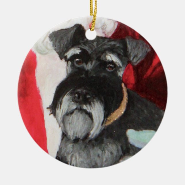 ornamento del schnauzer (Frente)