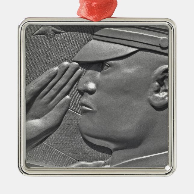 Ornamento del soldado militar veterano Keepsake (Frente)