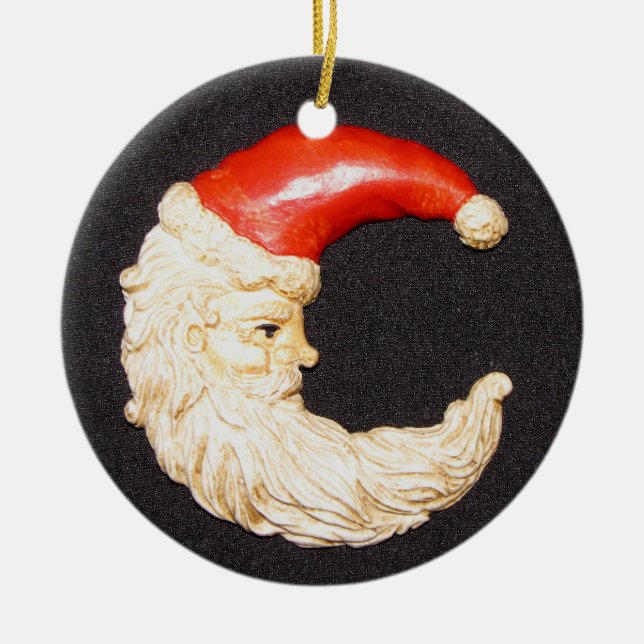 Ornamento del Super Guay Classic Round Santa Claus (Frente)