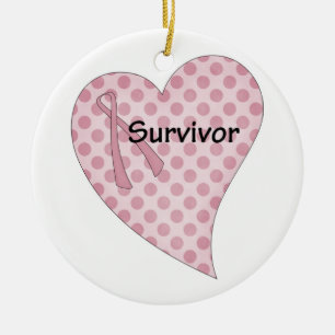 ornamento del superviviente del cáncer de pecho
