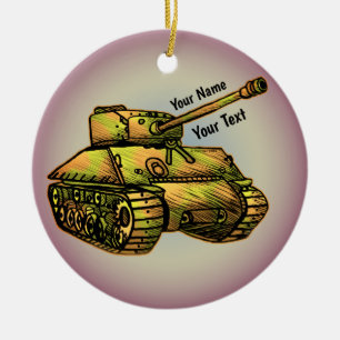 Ornamento del tanque militar