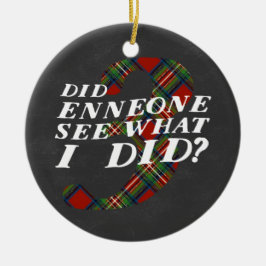 Ornamento del tema del navidad de Enneagram 3