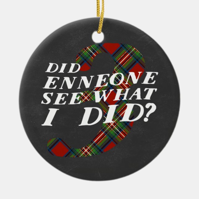 Ornamento del tema del navidad de Enneagram 3 (Frente)