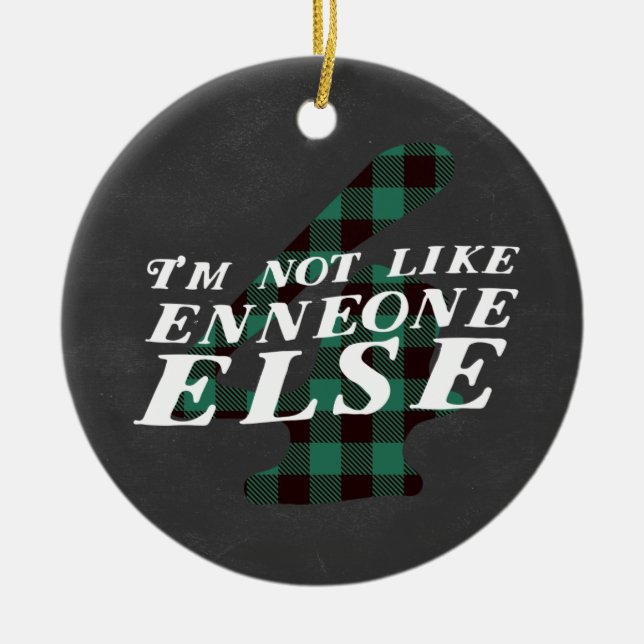 Ornamento del tema del navidad de Enneagram 4 (Frente)