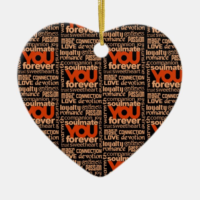 Ornamento del texto del Soulmate (Frente)